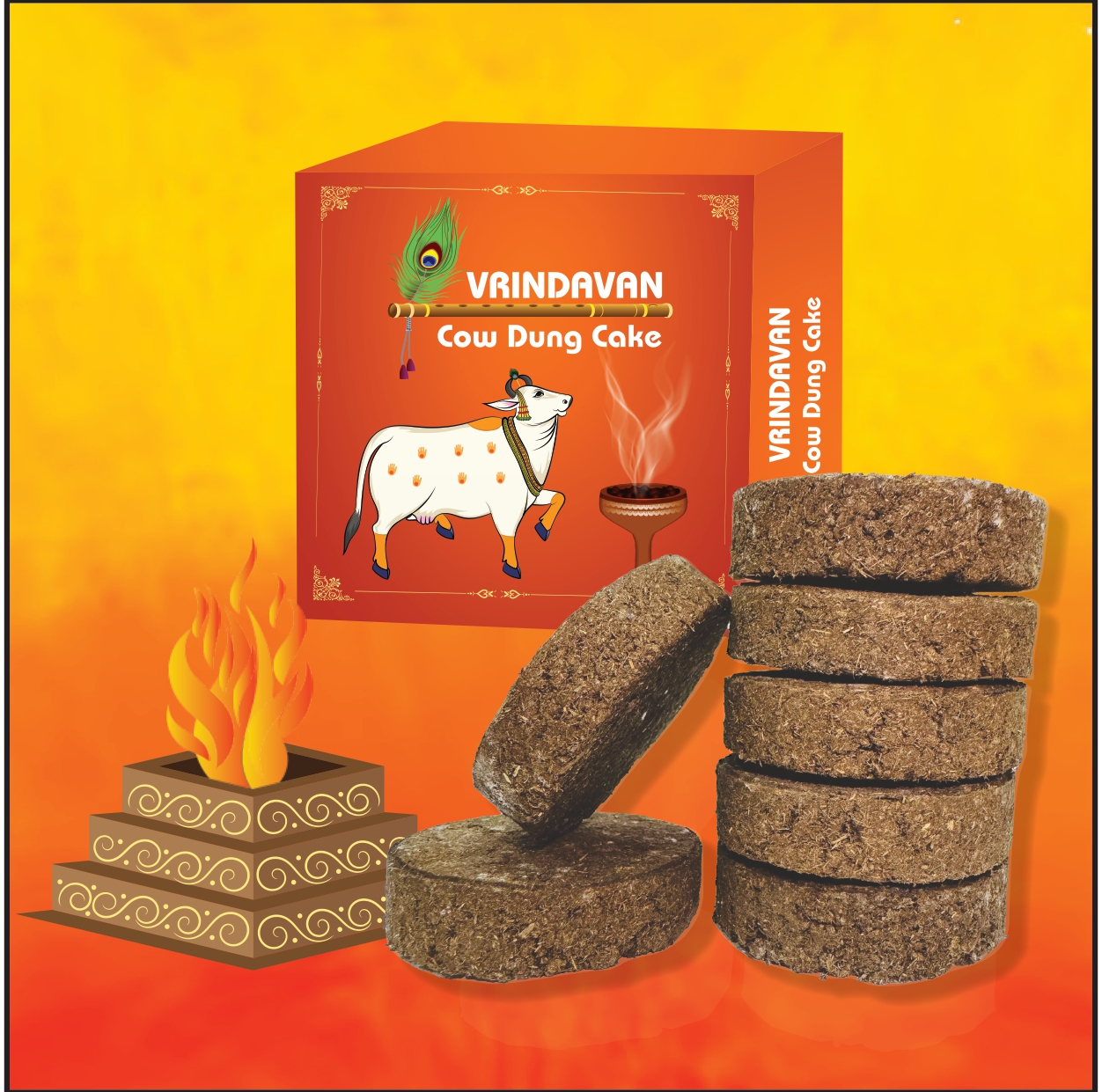 Cow Dung Cake